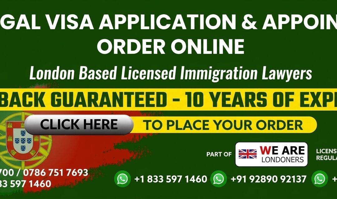 Portugal Visa in London – 100% Guaranteed Support for a Smooth Visa Application